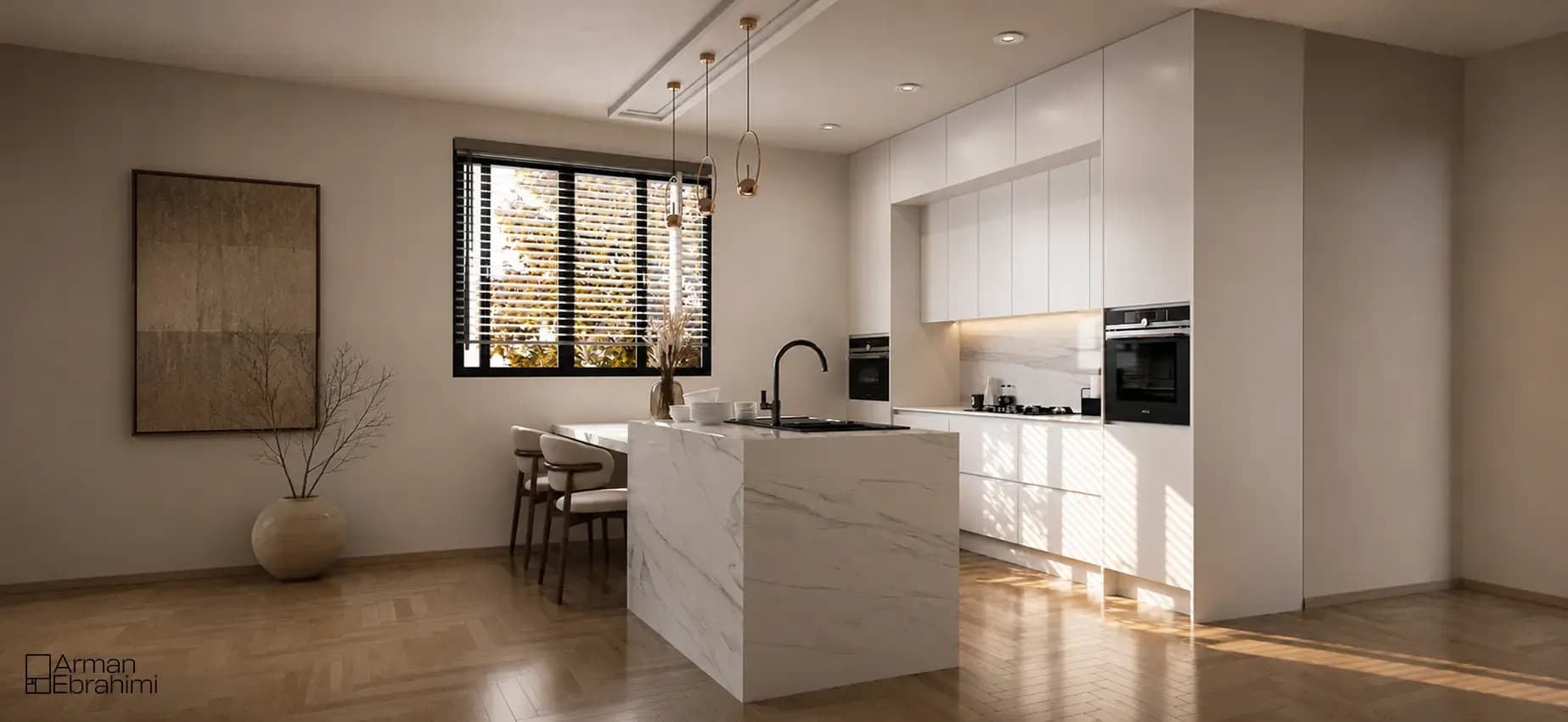 کابینت مدرن؛ سادگی لوکس و بهرهوری هوشمندانه از فضا